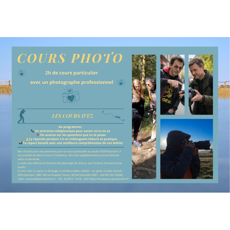Cours particulier de photo à Grenoble – Apprends à lire la lumière et à maîtriser ton appareil !