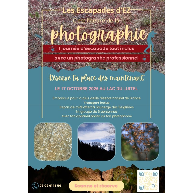 Automne au lac du Luitel Escapade photographique 17 octobre 2026