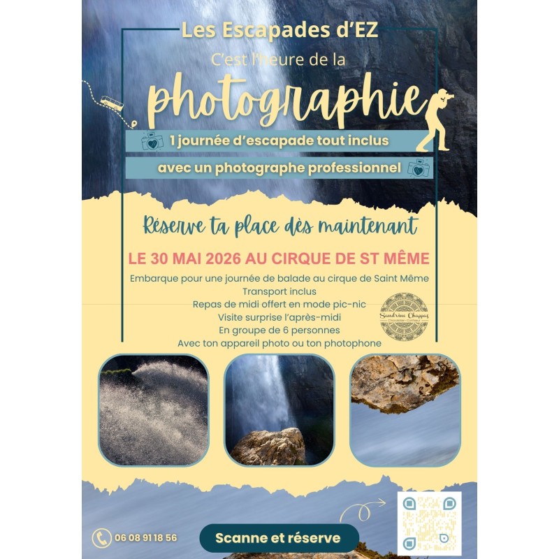 Cirque de Saint-Même Escapade photographique 30 mai 2026