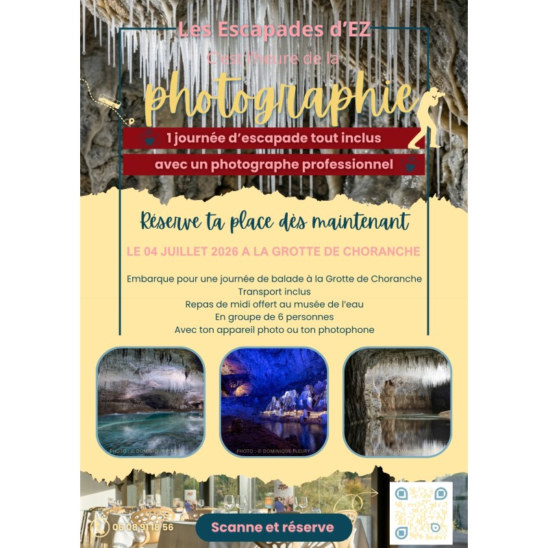 La Grotte de Choranche Escapade photographique 4 juillet 2026