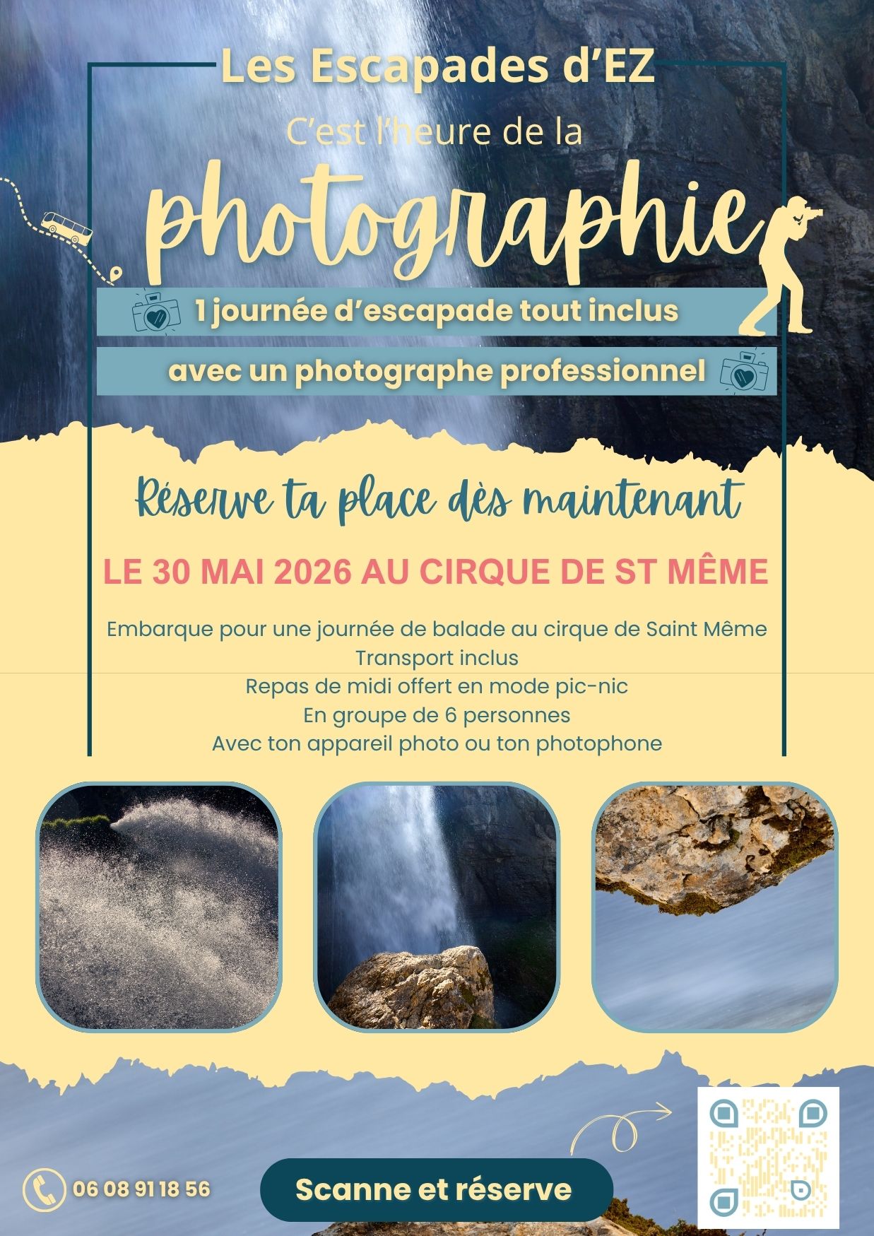 Les Escapades d'EZ sortie à la cascade du cirque de Saint Même dans le massif de Chartreuse